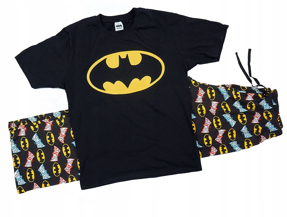 -20% Męska piżama Batman M oryginalna Dark Knight