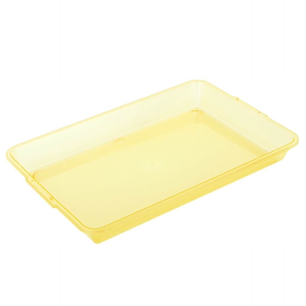 Tacki plastikowe łączone 35,5x24x4cm Żółty