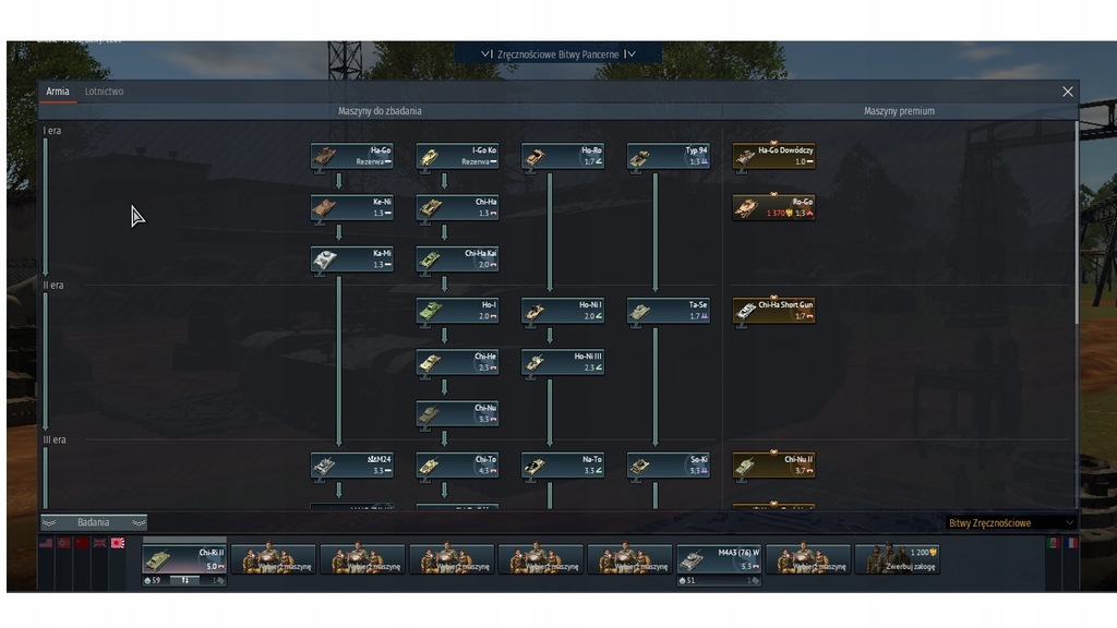 konto War Thunder Japonia USA 57 LVL