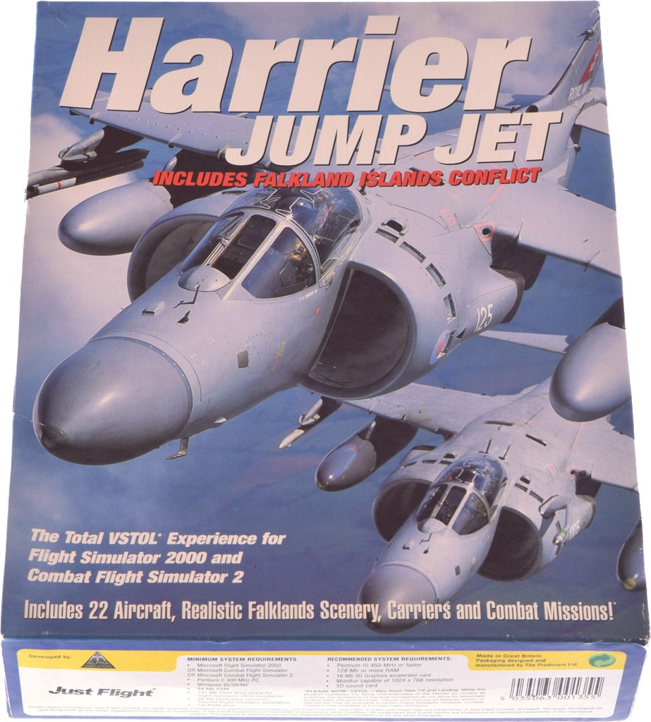 HARRIER JUMP JET MICROSOFT FLIGHT SIMULATOR 2000