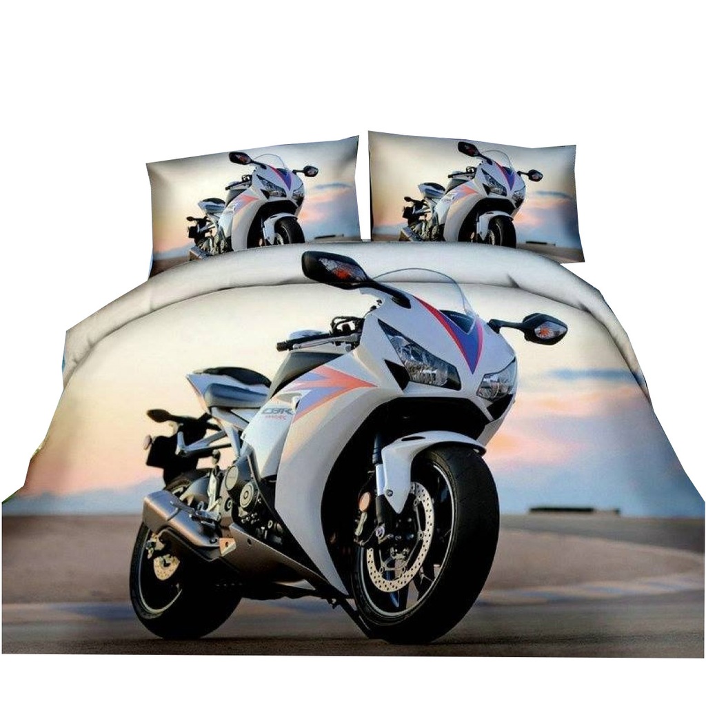 POŚCIEL 160x200 MOTOR HONDA CBR + PRZEŚCIERADŁO 8