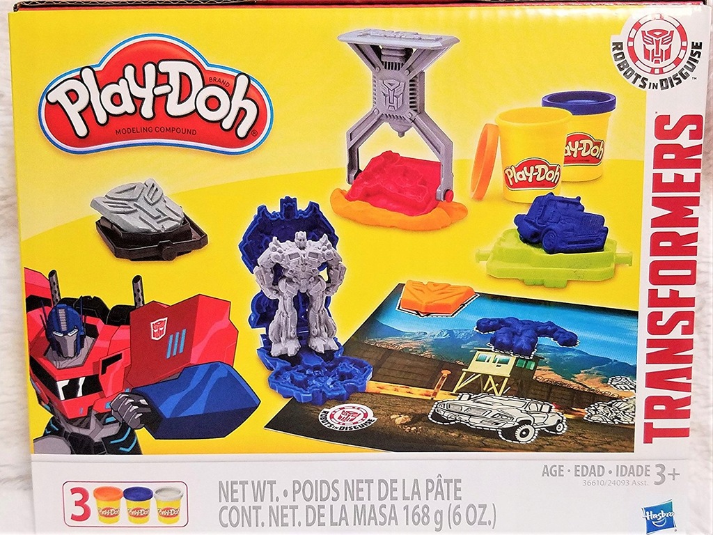 TRANSFORMERS CIASTOLINA PLAY DOH