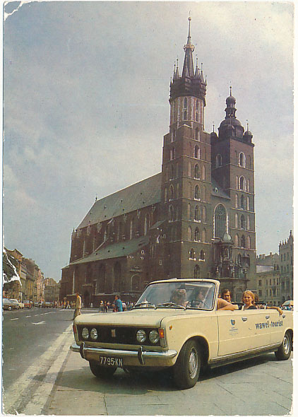 Samochód FIAT 125p jamnik cabrio Kraków