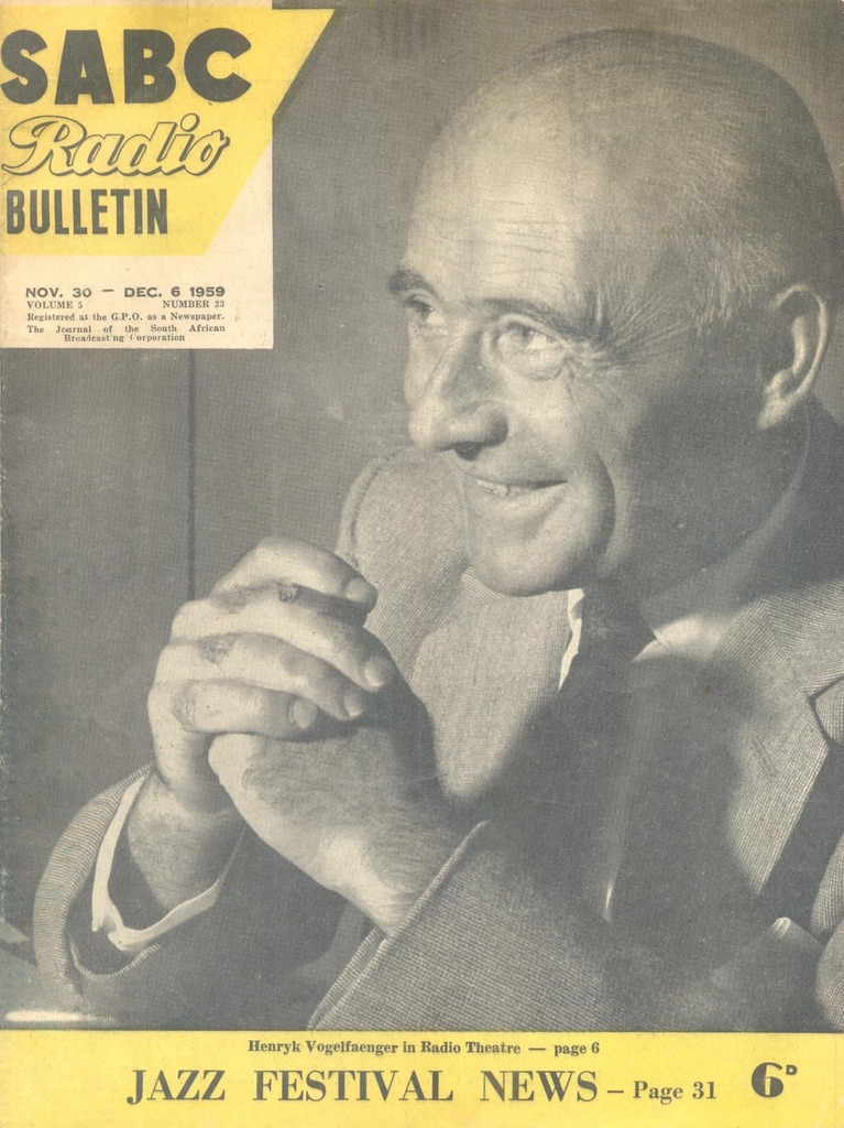 Henryk Vogelfänger, Tońko, Tońcio wyd. z 1958/59