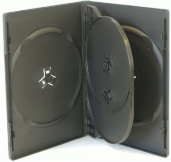 Pudełka na 4x DVD - Standard 14 MM - 50 szt.Czarne