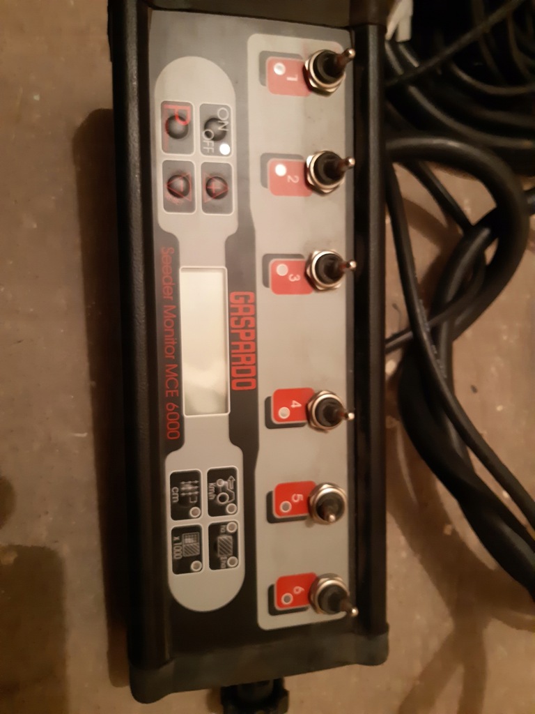 Gaspardo seeder monitor mce6000 komputer siewnik