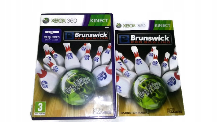 KINECT BRUNSWICK PRO BOWLING KRĘGLE XBOX 360 !