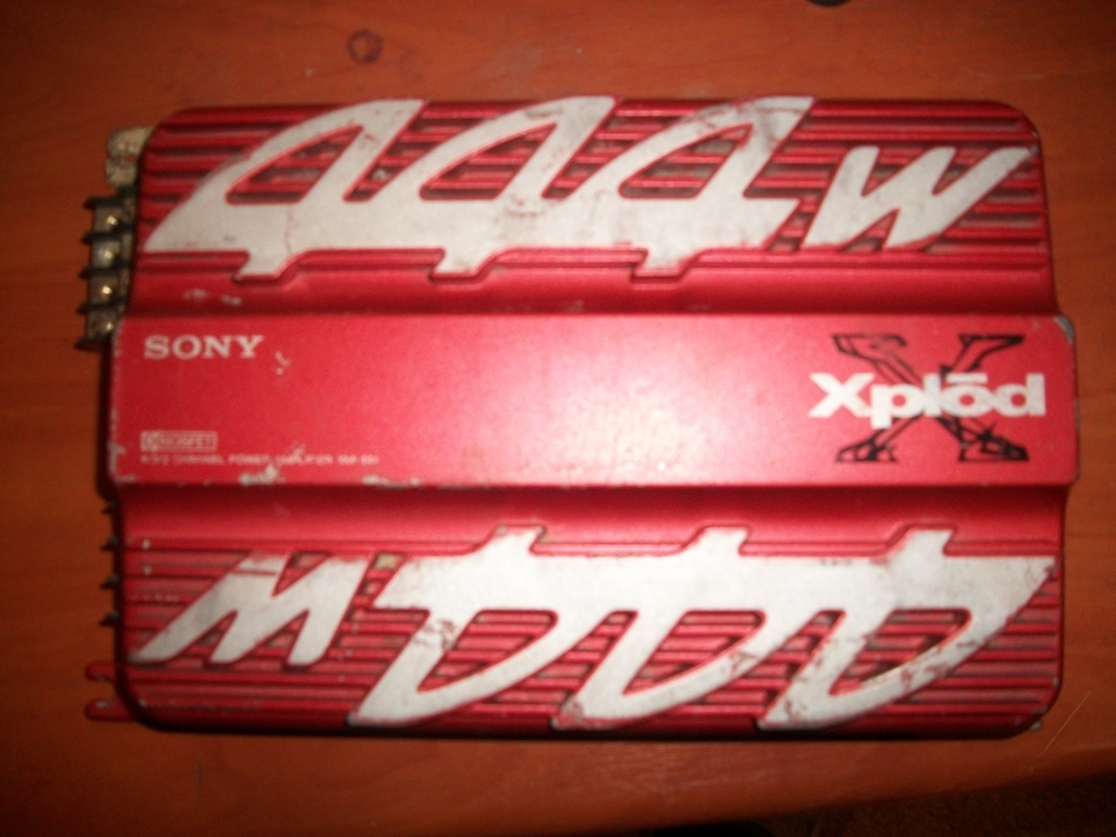 SONY XPLOD XM444 WZMACNIACZ 444W 7164447722 oficjalne archiwum Allegro