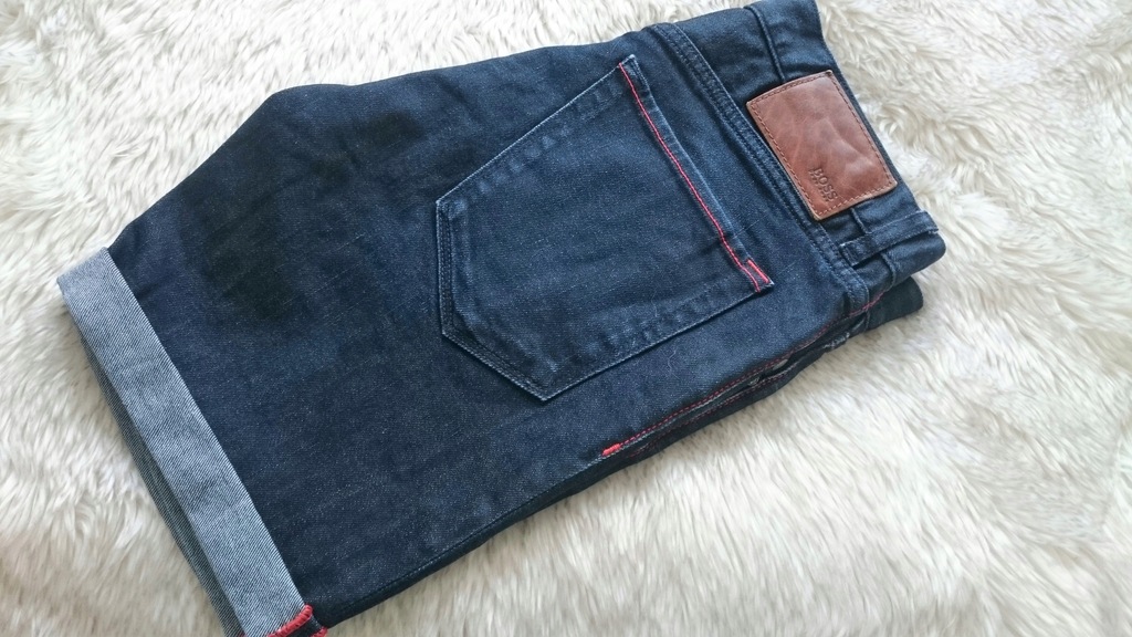 HUGO BOSS szorty krótkie spodenki jeans Męskie