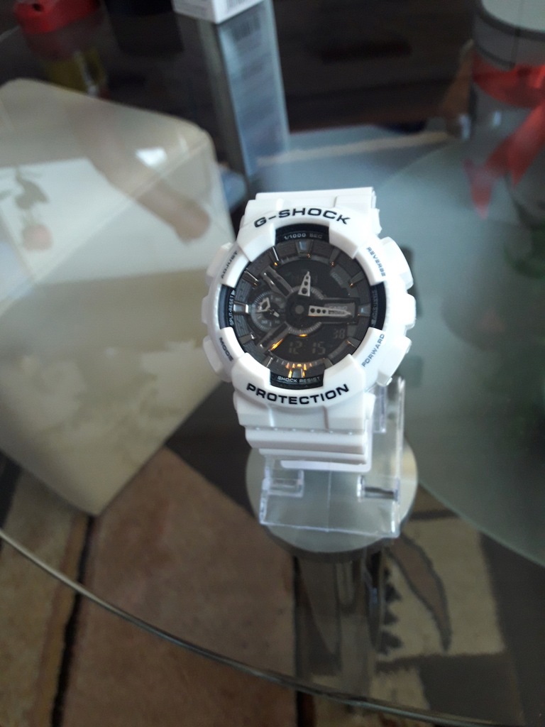CASIO G-SHOCK PROTECTION BIAŁY OSTATNI PROMOCJA