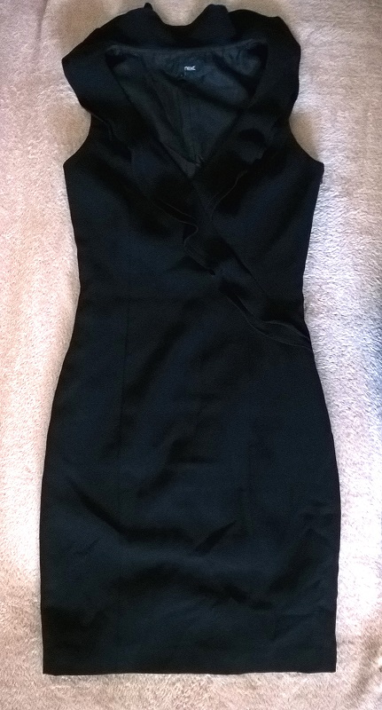 NEXT elegancka mała czarna sukienka XS 34 święta