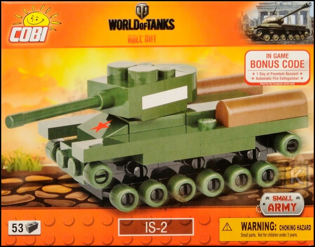 COBI IS-2 Nano Tank (3026) - mini czołg WoT