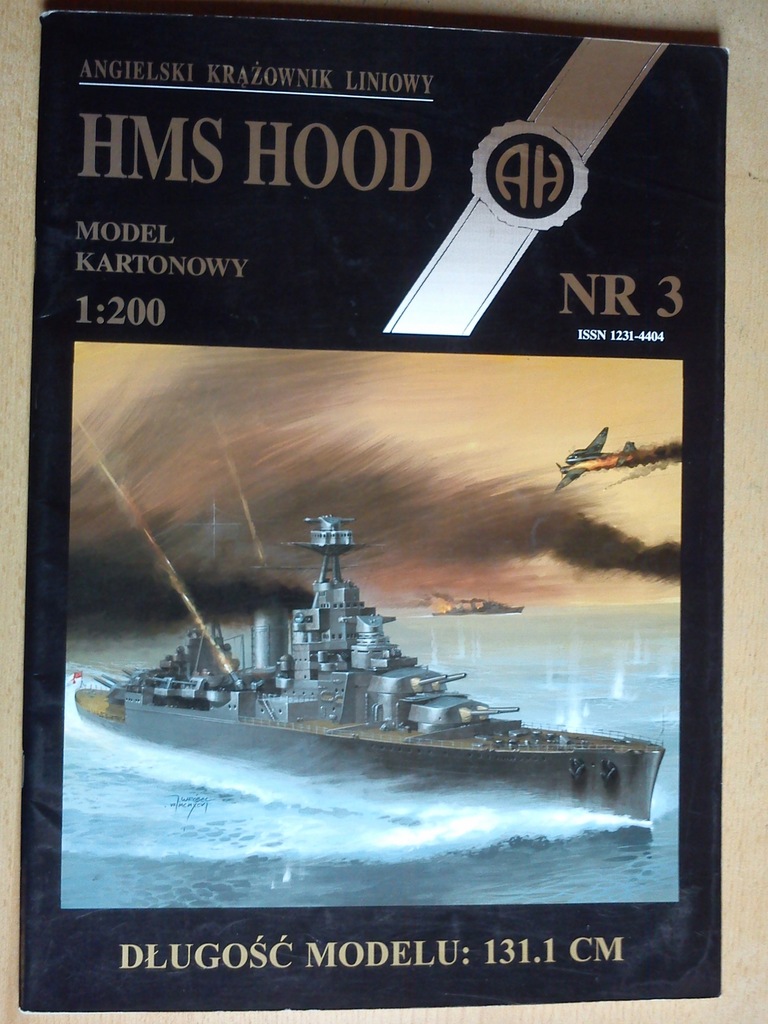 ANDRZEJ HALIŃSKI KRĄŻOWNIK LINIOWY HMS HOOD