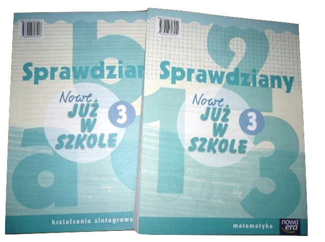 NOWE JUŻ  W SZKOLE  3 sprawdziany CAŁOROCZNE TESTY
