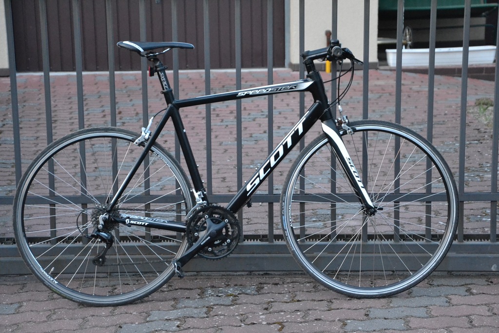 Szosa Scott Speedster 50 +Sora 3x8+ Koła 28 + 56cm