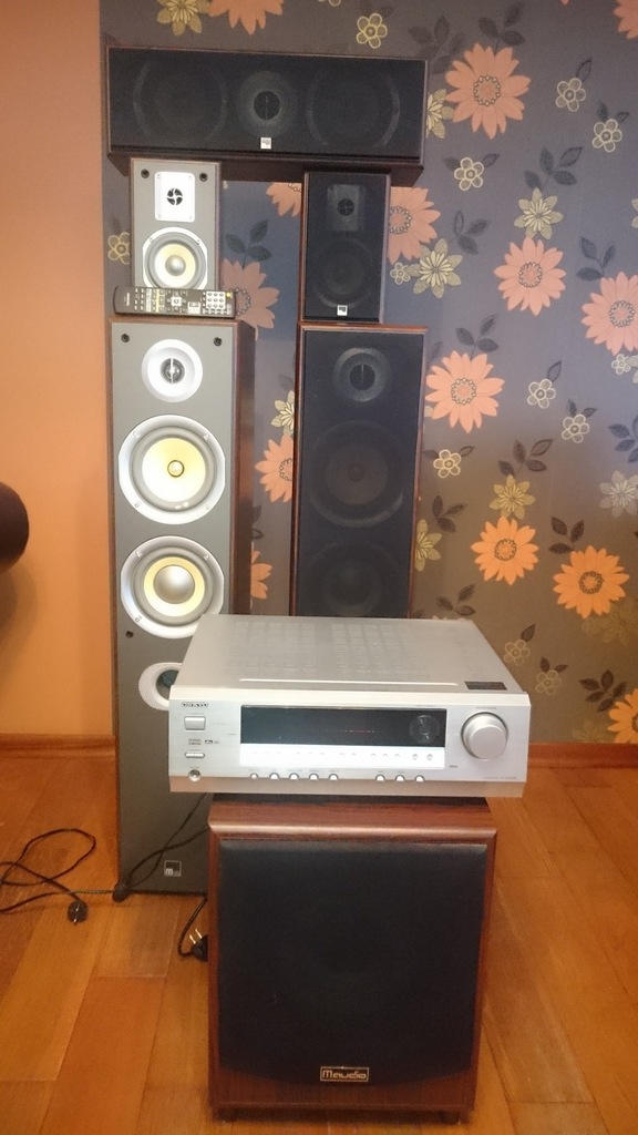 KINO DOMOWE-- ONKYO TX-SR303E RDS 5+1