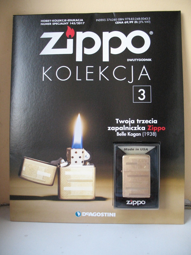 Zapalniczka Zippo oryginalna Belle Kogan 1938