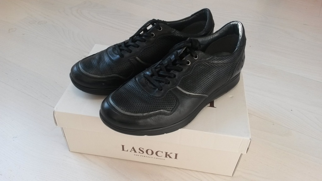 CCC buty Lasocki skóra 39 + GRATIS impregnat