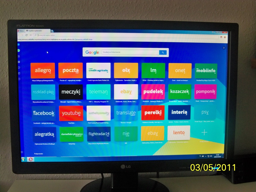Monitor  LG 22 cale  LCD