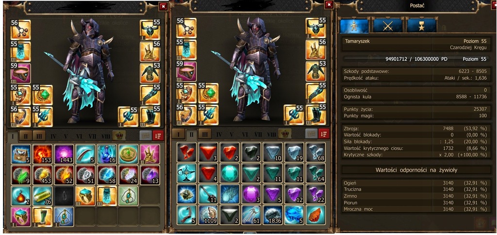 Drakensang Online Mag + tank + Łucznik