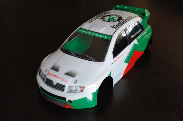 Skoda Fabia WRC karoseria rajdowa wrc 1:10
