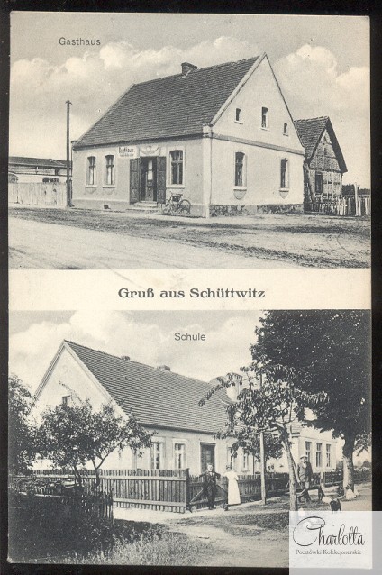 ZASUTOWO, POW.WRZEŚNIA - GOSPODA, SZKOŁA