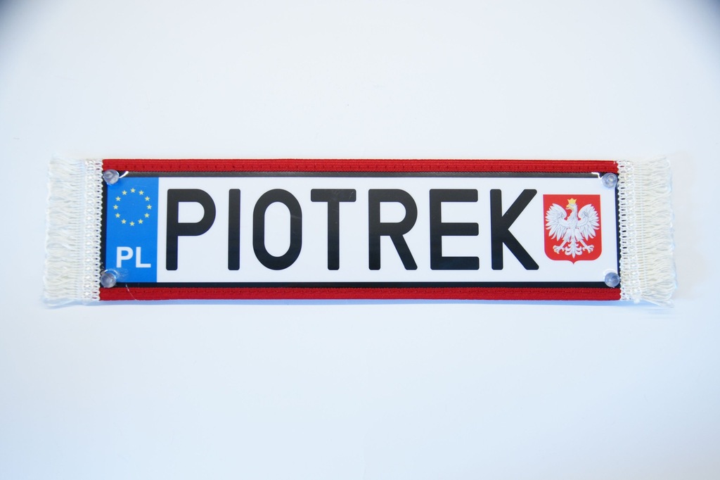 PROPORCZYK tablica imienna PIOTREK TIR BUS