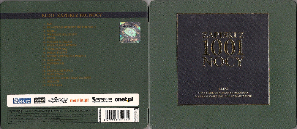 ELDO - ZAPISKI Z 1001 NOCY, PIERWSZE WYDANIE [CD]