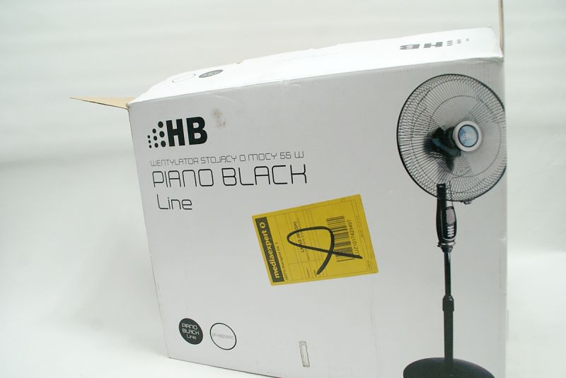WENTYLATOR STOJĄCY PIANO BLACK LINE