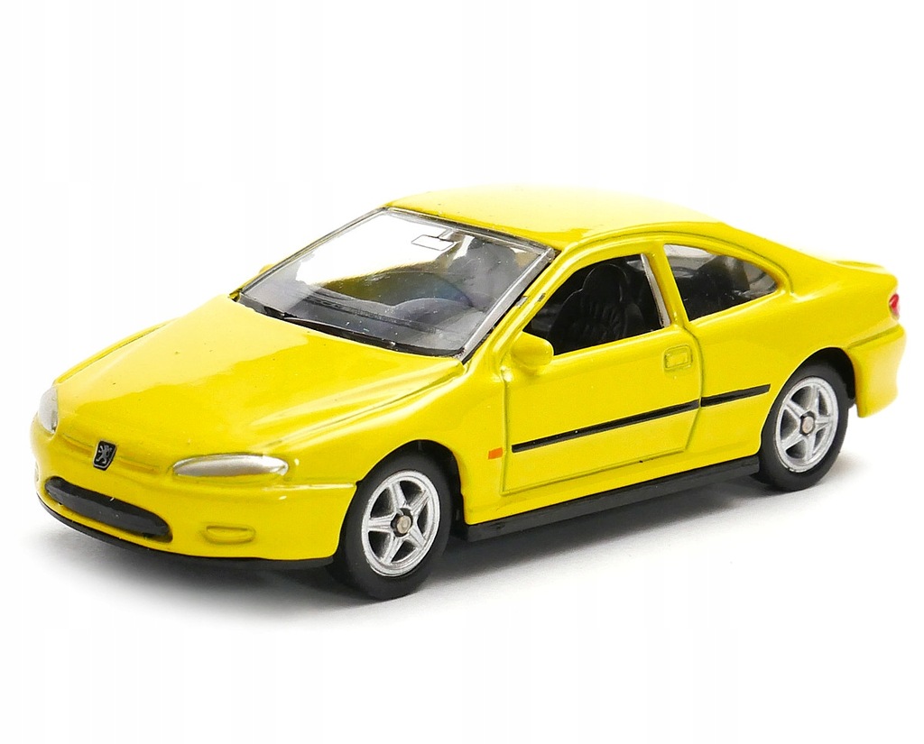 Peugeot 406 Coupe model Welly 1:60 żółty