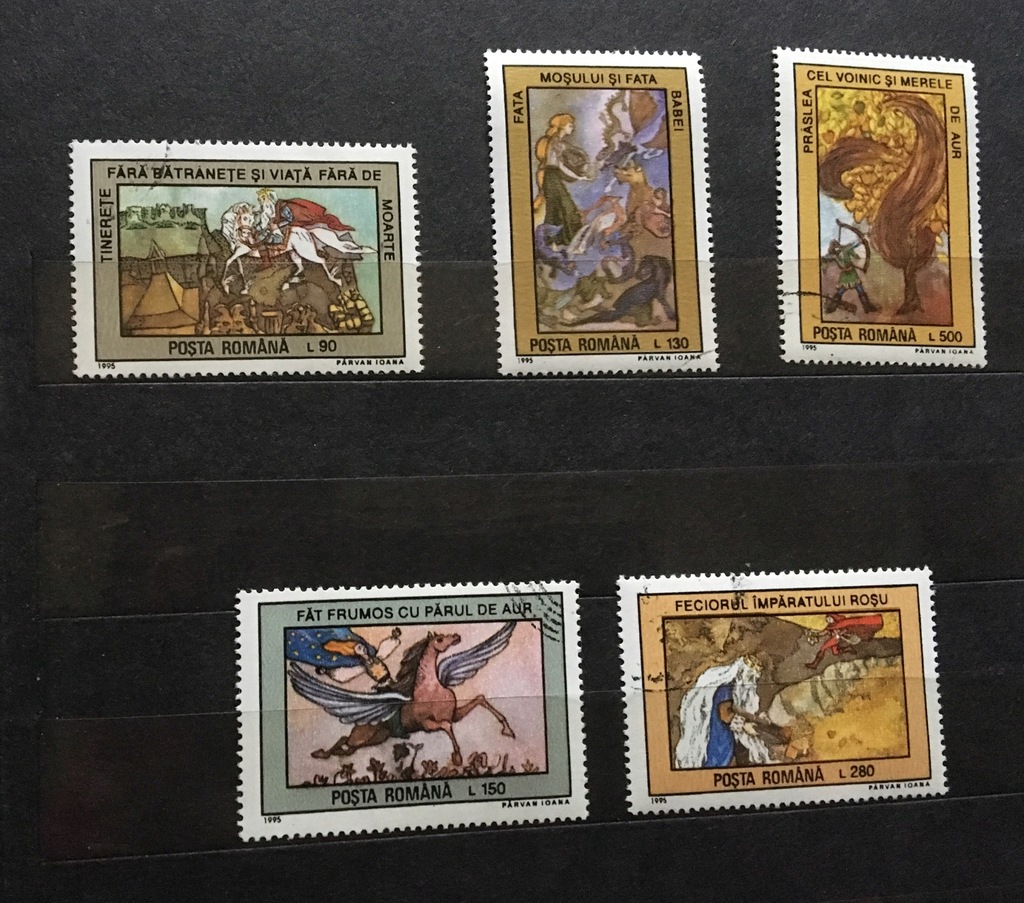 Rumunia - zestaw znaczków Kasowanych