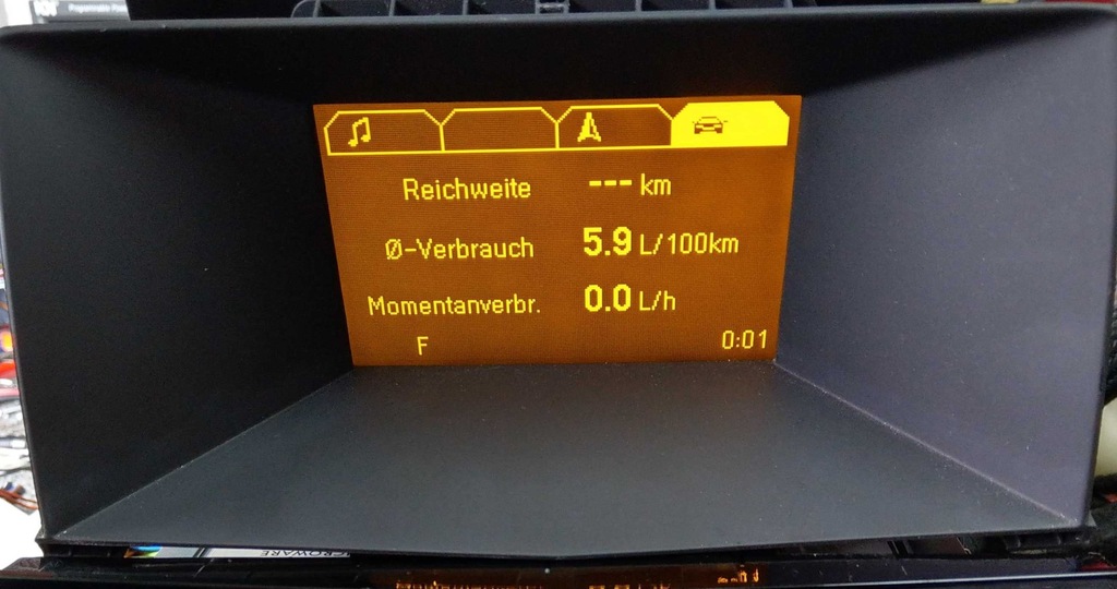wyswietlacz ekran gid monitor opel astra h display