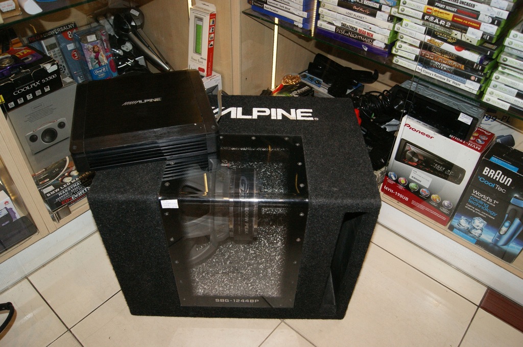 TUBA ALPINE ZE WZMACNIACZEM 800W, 12'' 7726167334 oficjalne