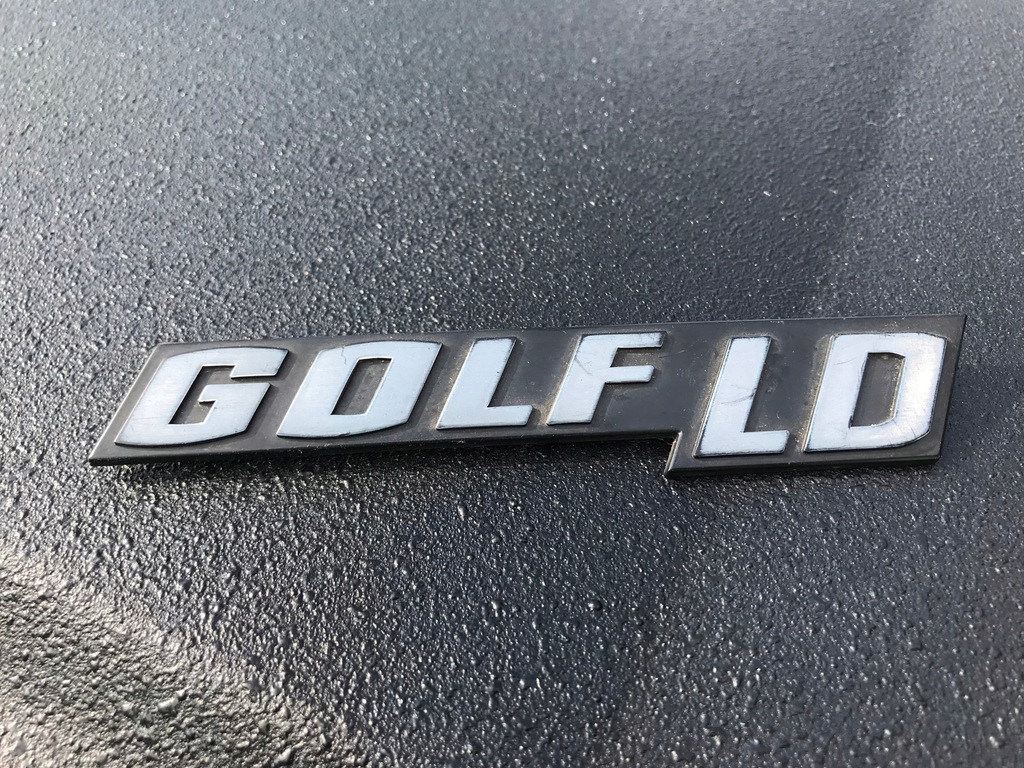 Emblemat znaczek VW GOLF LD Mk1, Oryginał