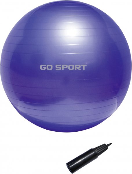 GO SPORT PIŁKA FITNESS 65 CM GRANATOWY BALLON 65CM