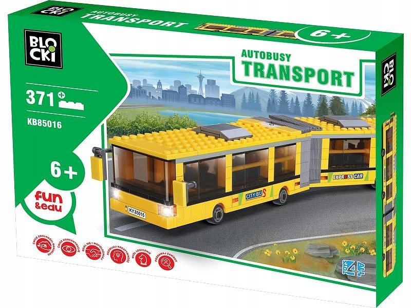 Klocki BLOCKI - TRANSPORT - AUTOBUSY 371el KB8501