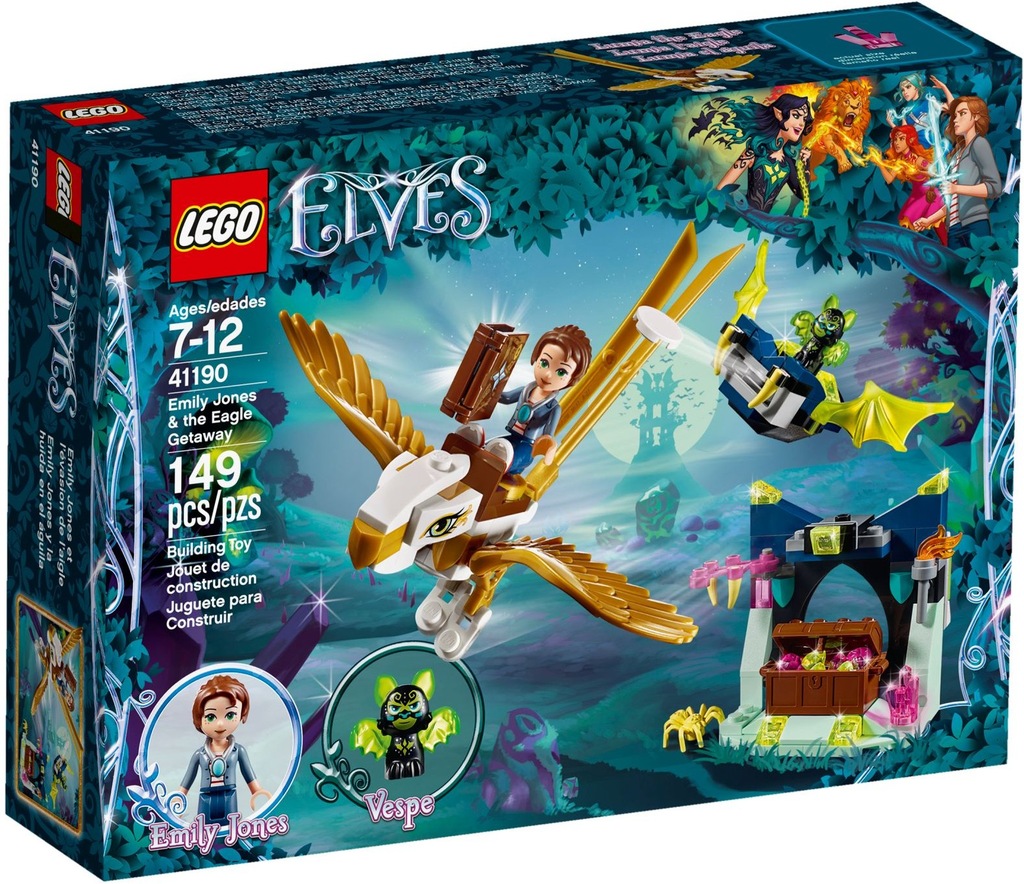 LEGO Elves Emily Jones i ucieczka Orła 41190
