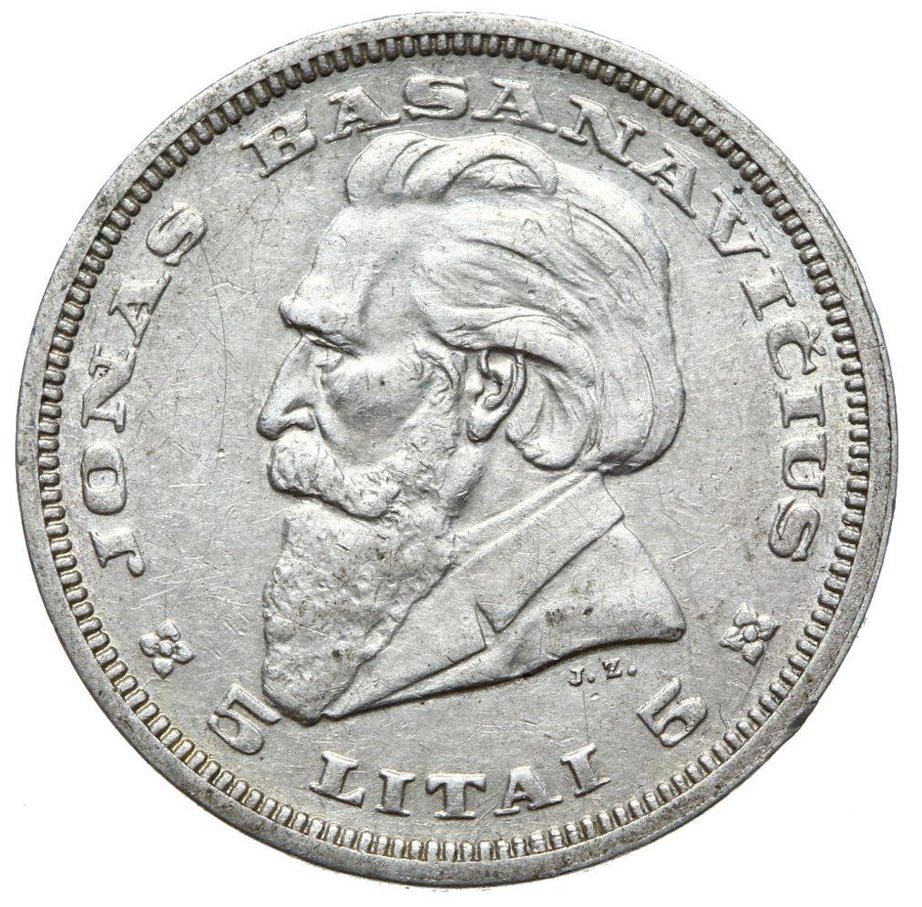 Litwa - moneta - 5 Litów 1936 - SREBRO - 2