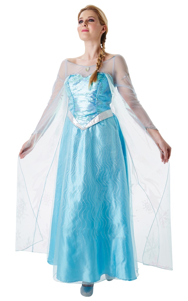 STRÓJ ELSA ELZA KRAINA LODU FROZEN ELSY ELZY S