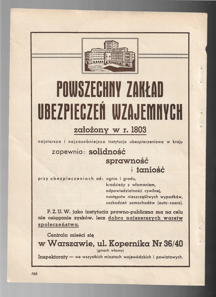 Powszechny Zakład Ubezpieczeń Wzajemnych Warszawa