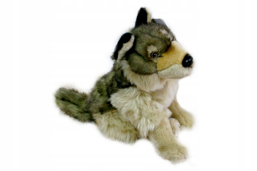 MASKOTKA WILK PLUSZOWY SZARY 27cm ROXI ZOO
