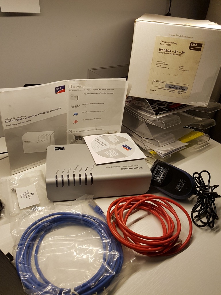 SMA SUNNY WEBBOX - BT-20.GR1  z Bluetooth