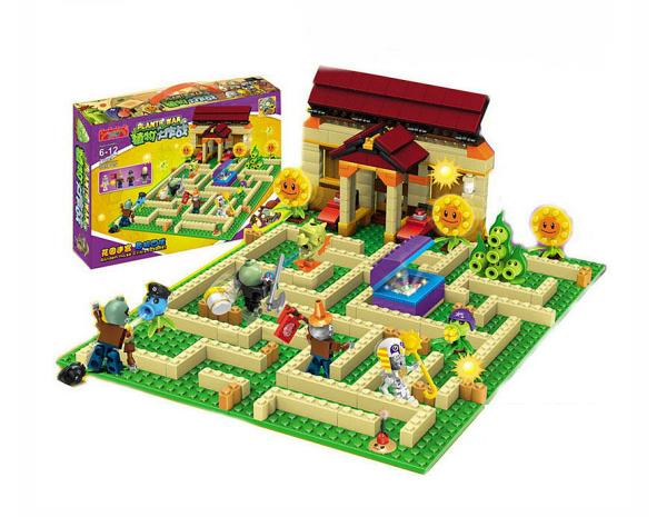 KLOCKI PLANTS VS ZOMBIES MINECRAFT PVZ ZOMBIE 385E