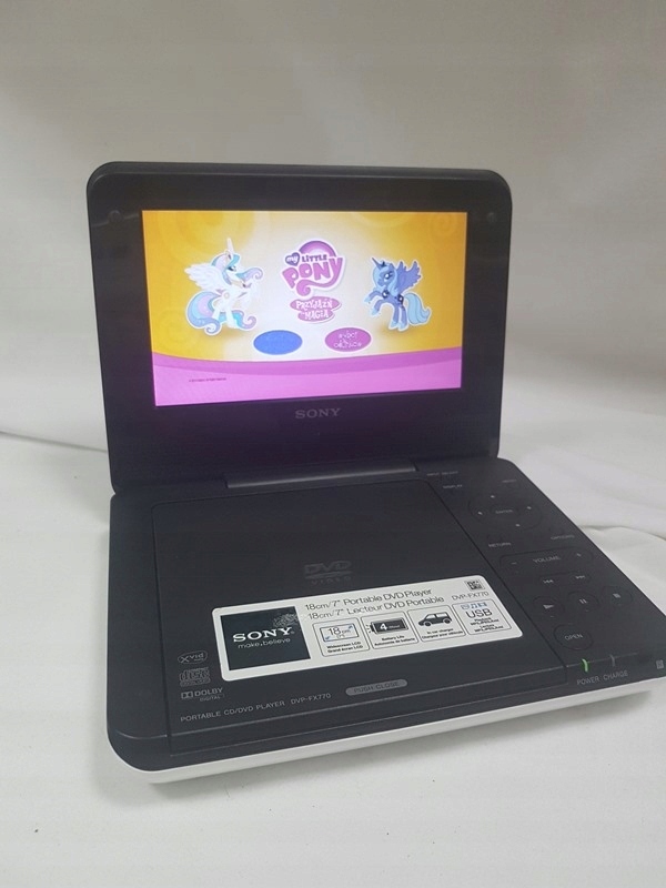PRZENOŚNY ODTWARZACZ DVD SONY DVP-FX770 USB