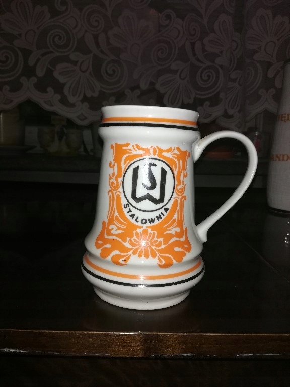 Hsw stalownia 1983 kufel porcelana ćmielów