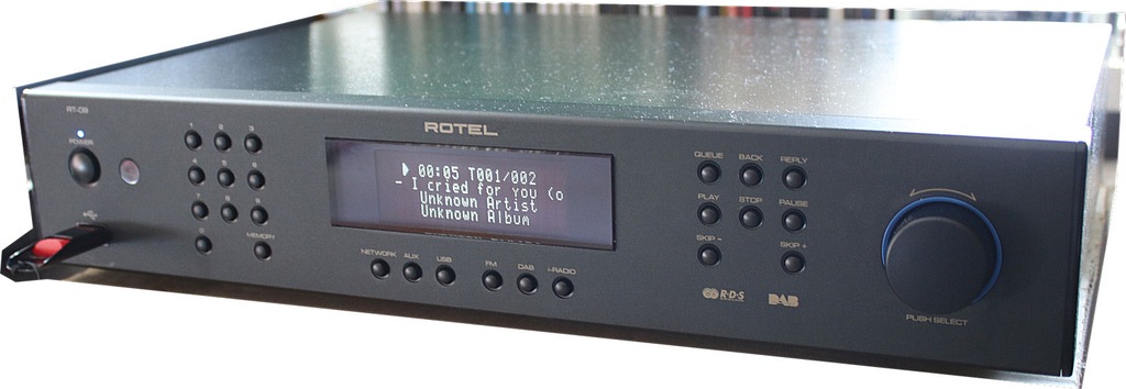 ROTEL RT-09 FM/DAB TUNER, Wolfson DAC/ USB PLAYER