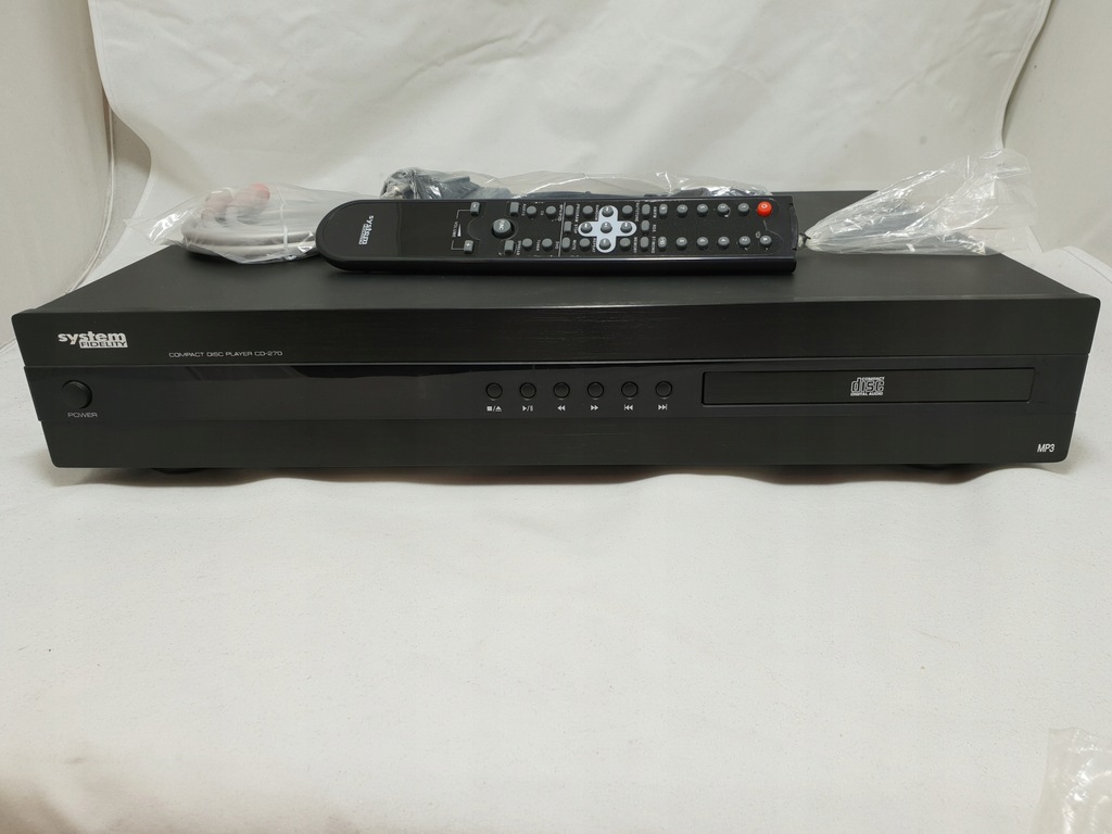 SYSTEM FIDELITY CD-270 ODTWARZACZ CD CZARNY POWYST