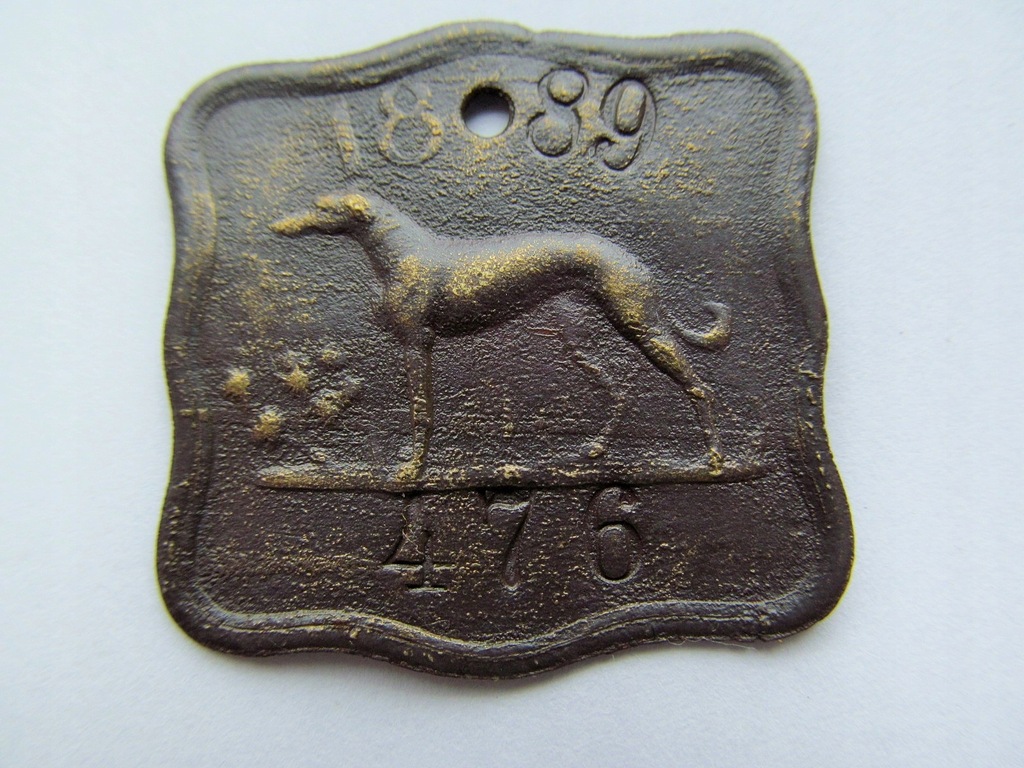 Psi numerek Gdańsk nr 4, 1889.
