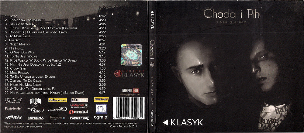 CHADA & PIH - O NAS DLA WAS [CD]