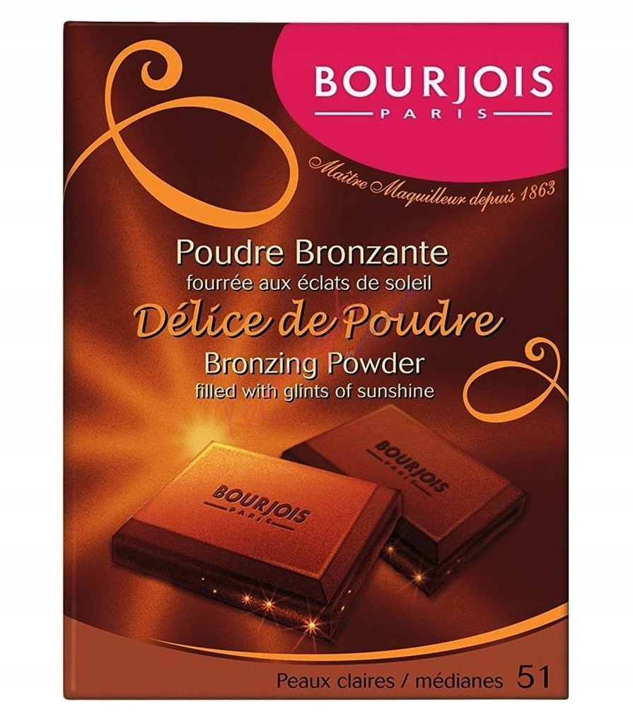 Bourjois Delice De Poudre Puder Brązujący 51